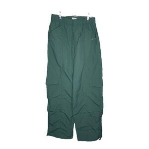 Wilo The Label Anthropologie Green Nylon Parachute Cargo Pants Women’s size M